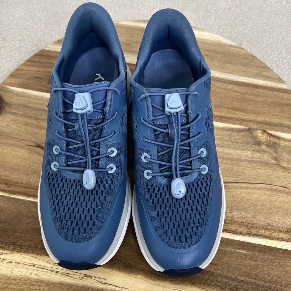 Kizik London Handsfree Blue Athletic Sneakers Shoes Womens 8.5  Mens 7 - Picture 3 of 12